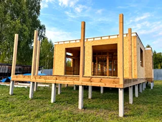 Дом по проекту «Сказка», с. Кузнецово: готовый дом