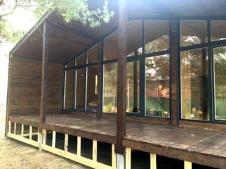 Datscha nach Projekt „Barnhouse 76.1“, Gebiet Wladimir: fertiges Gebäude