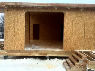 Haus 69 m², individuelles Projekt, SNT „Juschnyj-5“: Wandmontage
