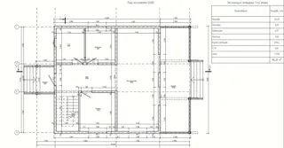 Haus nach individuellem Entwurf, Samara: Grundriss des Projekts