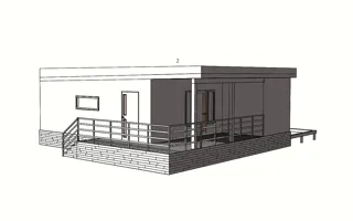 Haus nach individuellem Entwurf, Gebiet Moskau: Projektvisualisierung
