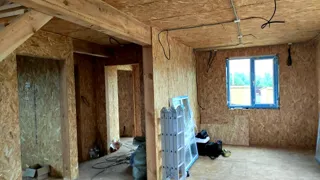 Haus nach Projekt „Jessentuki 7.5x7.5“, Dorf Rastunovo: Innenwände