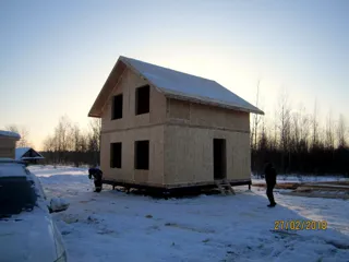 House based on the “Avdeevo” design, Molodtsovo settlement: second floor and attic