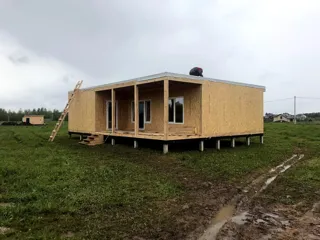 Haus nach Projekt „Mistika - E2.8“, Gebiet Moskau: Fertiges Haus