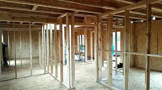 Haus nach individuellem Projekt, Dorf Yudino: Trennwände