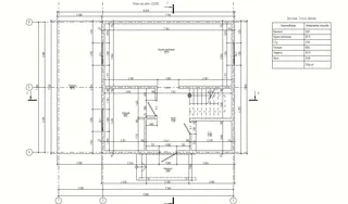 “Kostroma” projesine göre ev, SNT “Vahneevka”: proje planı