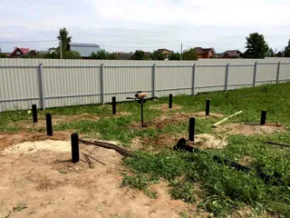 Banja, Projekt „Telez“, Gebiet Moskau: Fundament und Bodenrahmen