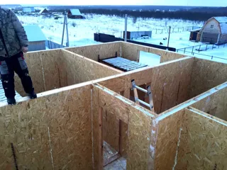 House, “Evseevo 2.8” design, Sharapovo village: interior partitions