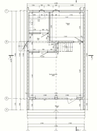 Haus 76 m² nach individuellem Projekt, Dorf Emelyanka: Projektgrundriss
