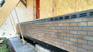 Haus nach Projekt „Sarja“, Kazan: Fassadenverkleidung