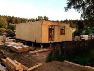 Haus nach individuellem Entwurf, Siedlung Borisoglebskiy: Wandmontage