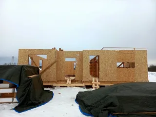 Özel projeye göre 149 m² ev, Kostroma: duvar montajı