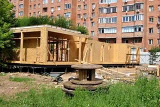 Haus nach Projekt „Pegas-2“, Gebiet Moskau: Wandmontage