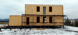 Haus nach individuellem Entwurf, Siedlung Severnyy: zweites Obergeschoss und Dachgeschoss