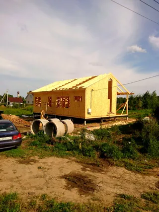 House, custom design, Kostroma 28: finished house