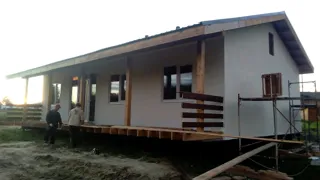 House based on the “Ivalo” design, Beli village: completed house