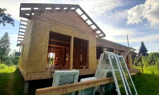 Haus 153,4 m² nach individuellem Projekt, Dorf Vereskunovo: Dach