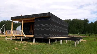 Haus nach individuellem Projekt, Gebiet Moskau: Fassadenverkleidung