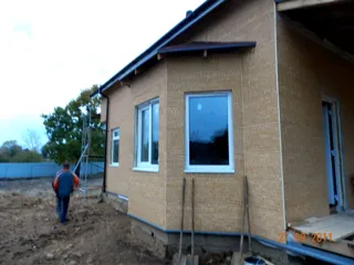 Haus nach individuellem Projekt, Gavrilov-Yam: Fassadenverkleidung