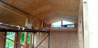 Haus 84 m², individuelles Projekt, Siedlung „Pojma Rusy“: Dach