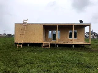 Haus nach Projekt „Mistika - E2.8“, Gebiet Moskau: Fertiges Haus