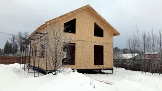 Haus nach Projekt „Utes“, Dorf Nikulskoe: Obergeschoss und Dachgeschoss