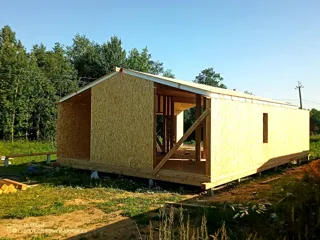 Haus nach individuellem Entwurf, Dorf Aprakisino: Wandmontage