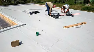 Haus nach Projekt „Mistika - E2.8“, Dorf Novoe: Dach