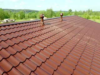 Haus 86,6 m² nach individuellem Projekt, Dorf Laptevo: Dach