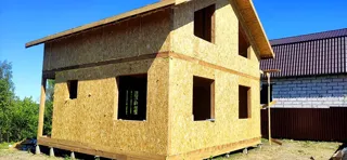 Haus 95 m², individuelles Projekt, Dorf Reshma: Obergeschoss und Dachgeschoss