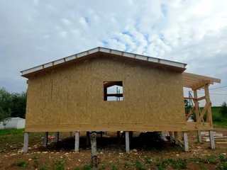 Haus 70 m², individuelles Projekt, SNT „Priosjornyj“: Dach