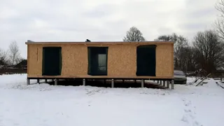 Haus nach Projekt „Mistika - E2.5“, Dorf Okorkovo: Fertiges Haus
