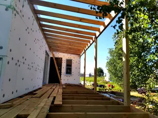 Haus nach Projekt „Mistika E“, Region Tula: Fertiges Haus