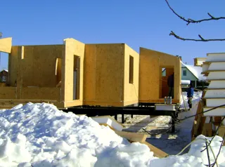 Haus nach individuellem Entwurf, Gebiet Moskau: Wandmontage