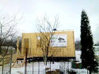 Haus nach Projekt „Wdochnowenie“, Wyksa: Wände des Erdgeschosses