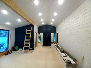 Showroom Barnhouse 76.3 in Kostroma: Innenausbau