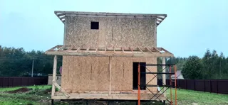 Haus 115 m², individuelles Projekt, Dorf Golovino: Obergeschoss und Dachgeschoss