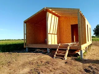Özel projeye göre 54 m² ev, Zverintsy köyü: tamamlanmış ev