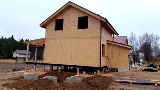 Haus nach Projekt „Majak“, Region Twer: Fassadenverkleidung