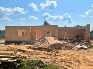 Haus 224 m² nach individuellem Projekt, Dorf Borovikovo: Wandmontage