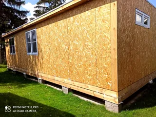Haus 56 m² nach individuellem Projekt, Dorf Kleshchevo: Fertiges Haus
