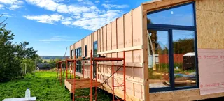 Дом по индивидуальному проекту, Ярославская область: фасадная отделка