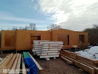 Haus 151,3 m² nach individuellem Projekt, Dorf Maloe Boriskovo: Wandmontage