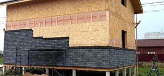 103 m² ev, “Ermak” projesi, Kostroma bölgesi: tamamlanmış ev