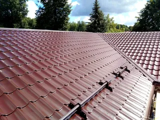 Custom-design house, Shurintsevo village: roofing