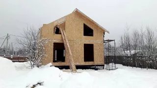 Haus nach Projekt „Utes“, Dorf Nikulskoe: Obergeschoss und Dachgeschoss