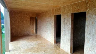 Haus 56 m² nach individuellem Projekt, Dorf Kleshchevo: Trennwände