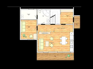 Haus, individuelles Projekt, Stadtkreis Dorf Zhedochi Naro-Fominskiy: Grundriss des Projekts