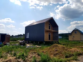 Haus 100 m² nach individuellem Projekt, Dorf Babaikha: Fertiges Haus