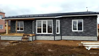 Haus 143 m², Projekt „Wuokatti“, Gebiet Kostroma: fertiges Haus
